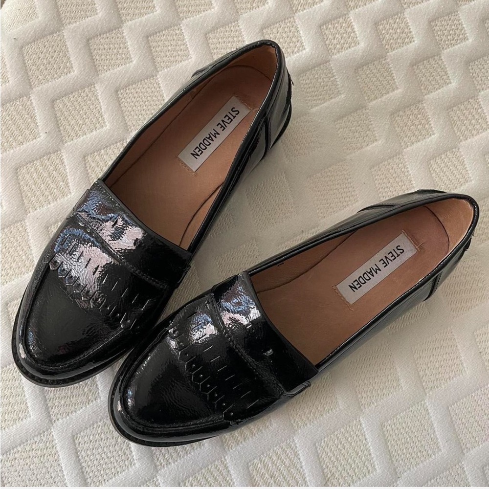 Steve Madden Patent Leather Loafers